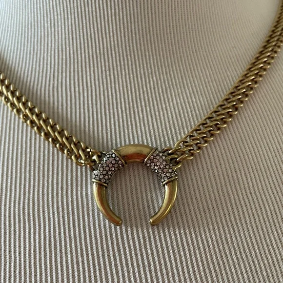 Stella & Dot Double Take Reversible Horn Necklace - Picture 3 of 6